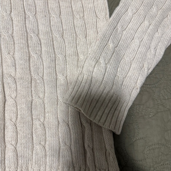 Steve & Barry's Cream Cable Knit Sweater Size XXL - Picture 5 of 5